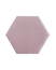 Sianas panelis Hexagon Rozā Cloud
