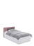 Polsterēta Gulta 120x200 White Pink