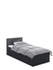 Polsterēta Gulta 90x200 Dark Anthracite