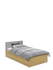 Polsterēta Gulta 120x200 Oak Stone