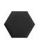 Panelis Hexagon Black