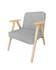 Krēsls Helsinki Oak Grey Cloud 81