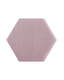 Sianas panelis Hexagon Rozā Cloud