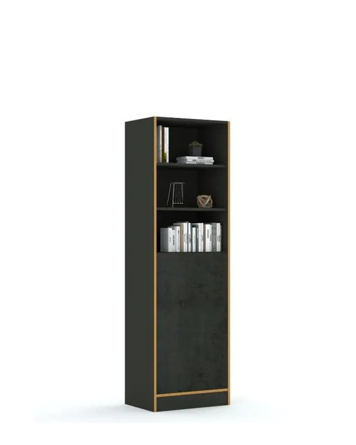 Grāmatu plaukts 60-45/200 Mode Concrete Oak
