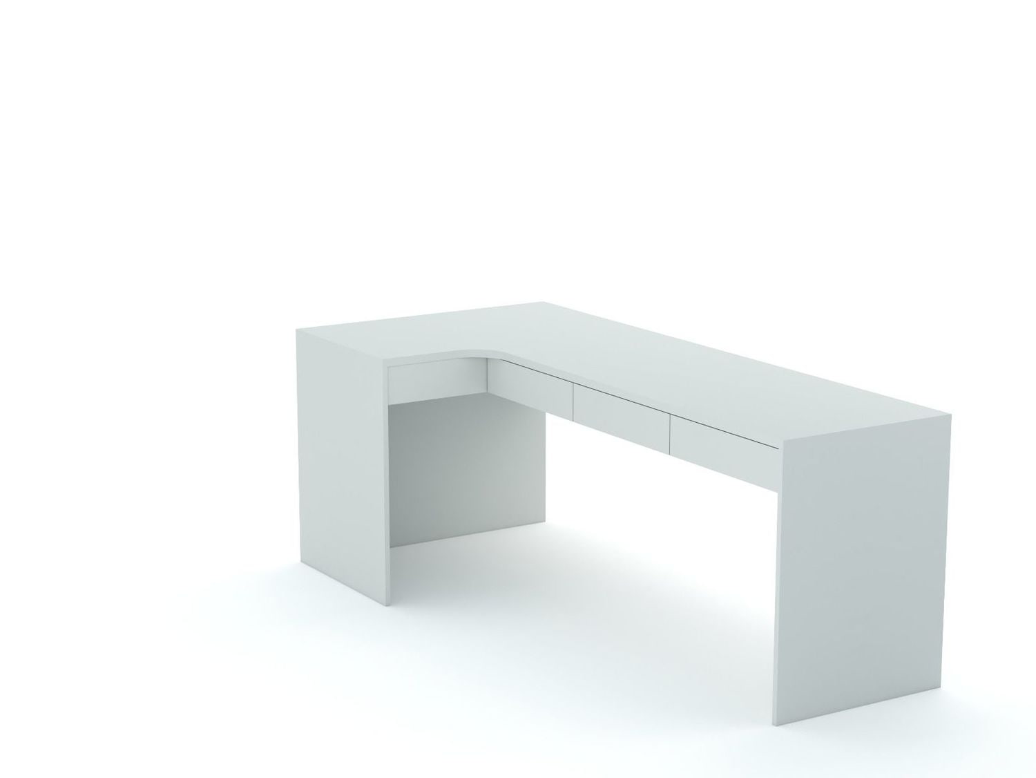 Stūra rakstāmgalds B58 205x95 L kreisais | Stone