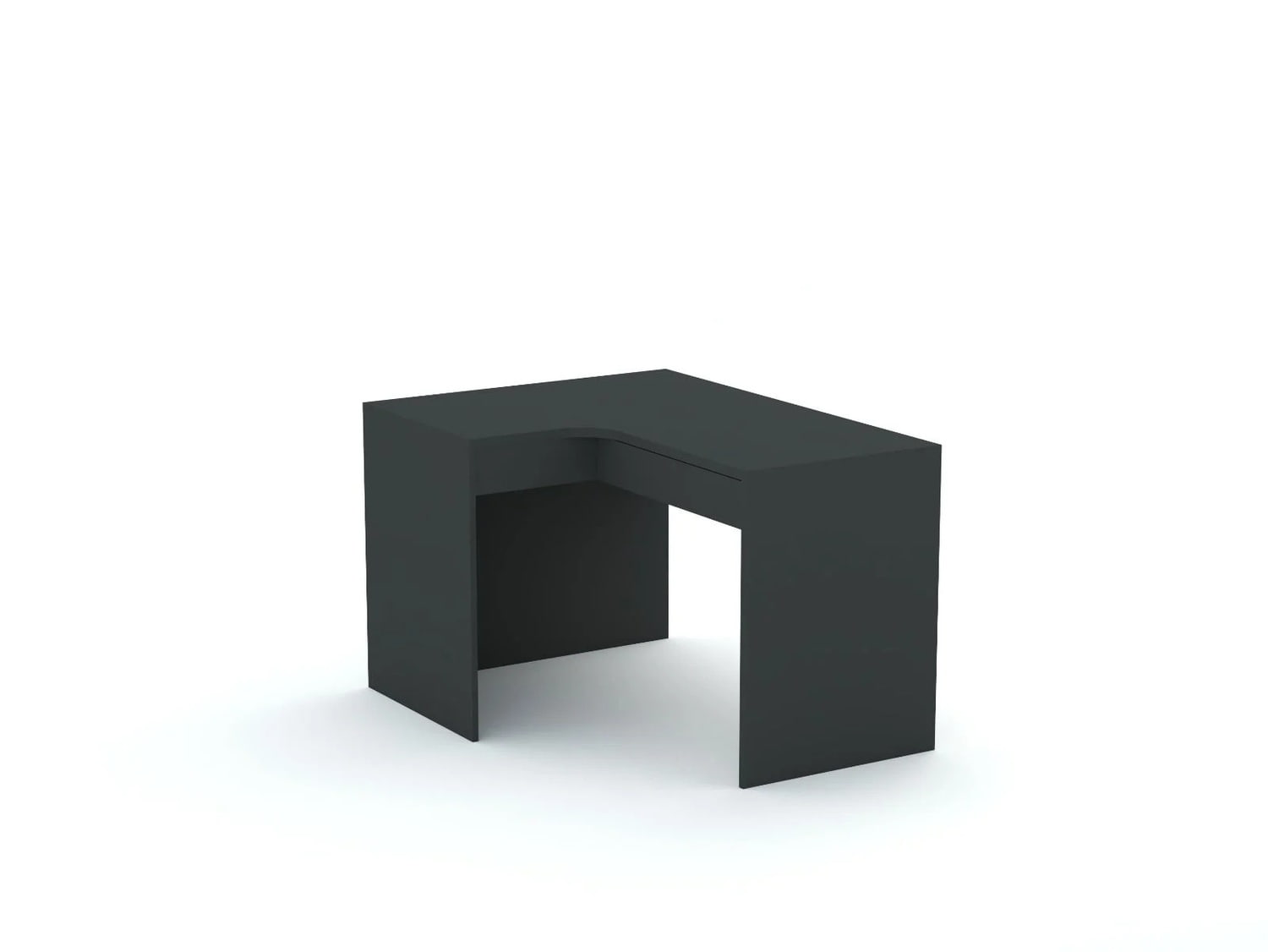 Stūra rakstāmgalds B58 125x95 L kreisais | Anthracite