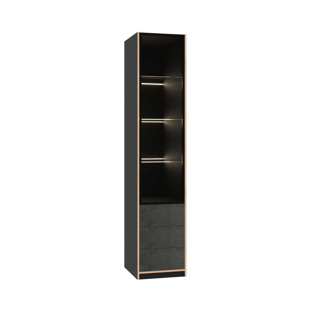 Vitrīna 50/240 LED Mode 2 Concrete Oak