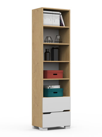 Grāmatu plaukts 55 UNI Oak