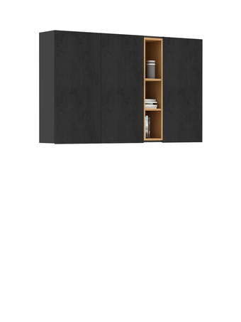 Skapītis 1650-30 Concrete Oak