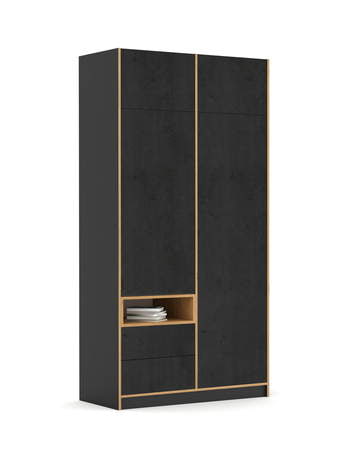 Skapis 120-2-60/240 Concrete Oak