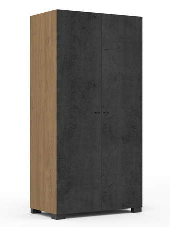 Skapis 100 Concrete Oak