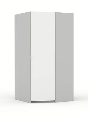Skapis – Garderobe L White Grey