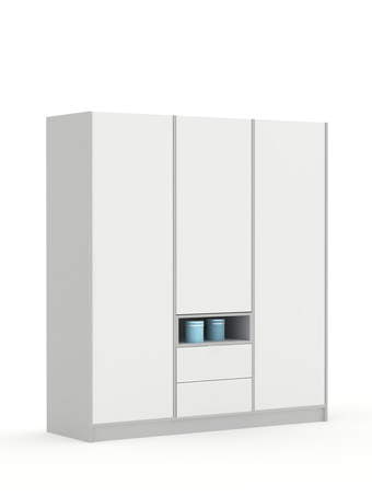 Skapis 180-2-60/200 White Grey