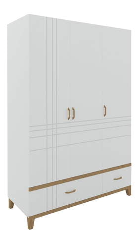 Skapis 150 Hygge White