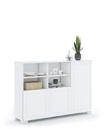 Grāmatu plaukts 150 zemais Frame White