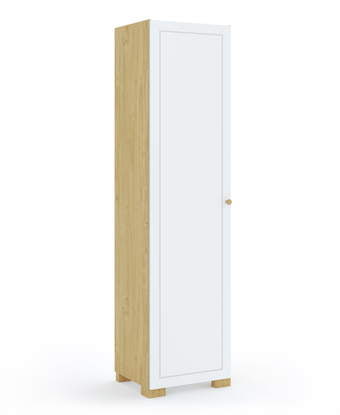 Skapis 50 kreisais Frame Oak White