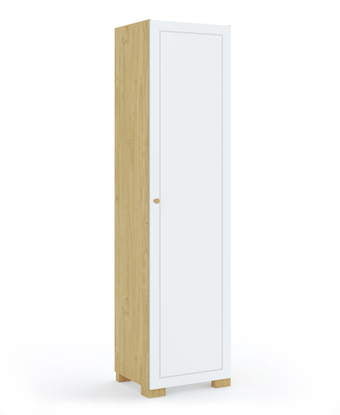 Skapis 50 labais Frame Oak White