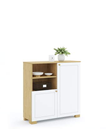 Grāmatu plaukts 100 zemais Frame Oak White