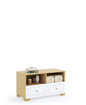 TV galdiņš 100 Frame Oak White
