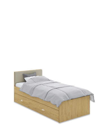 Gulta 90x200 S Oak Latte
