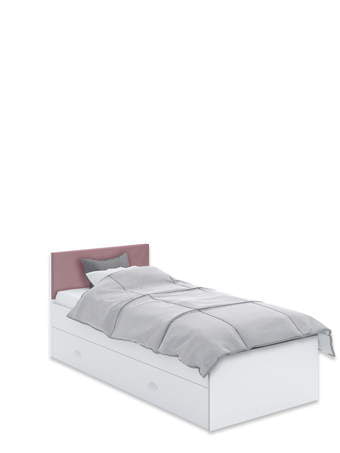 Gulta 90x200 S White Pink