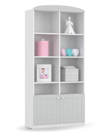 Grāmatu plaukts 90 Nordic Grey