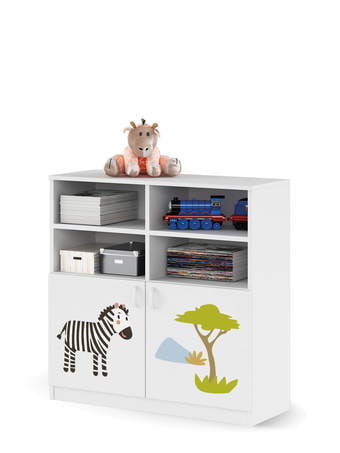 Grāmatu plaukts zemais 90 Safari