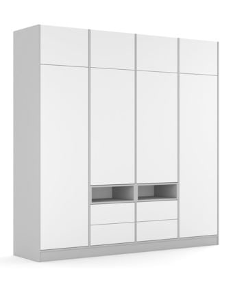 Skapis 240-4-60/240 White Grey