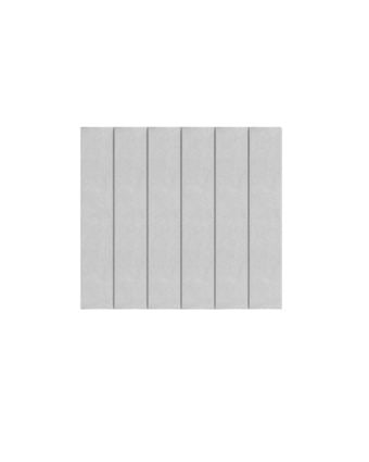 Panelis Vertical 95 Grey Cloud