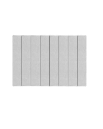 Panelis Vertical 125 Grey Cloud