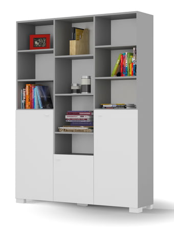 Grāmatu plaukts 150 UNI Grey