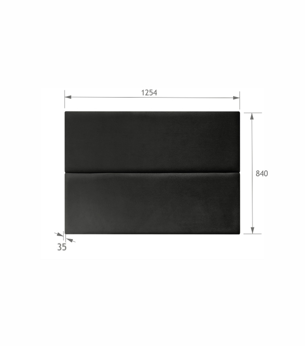 2-Panel 120 Black