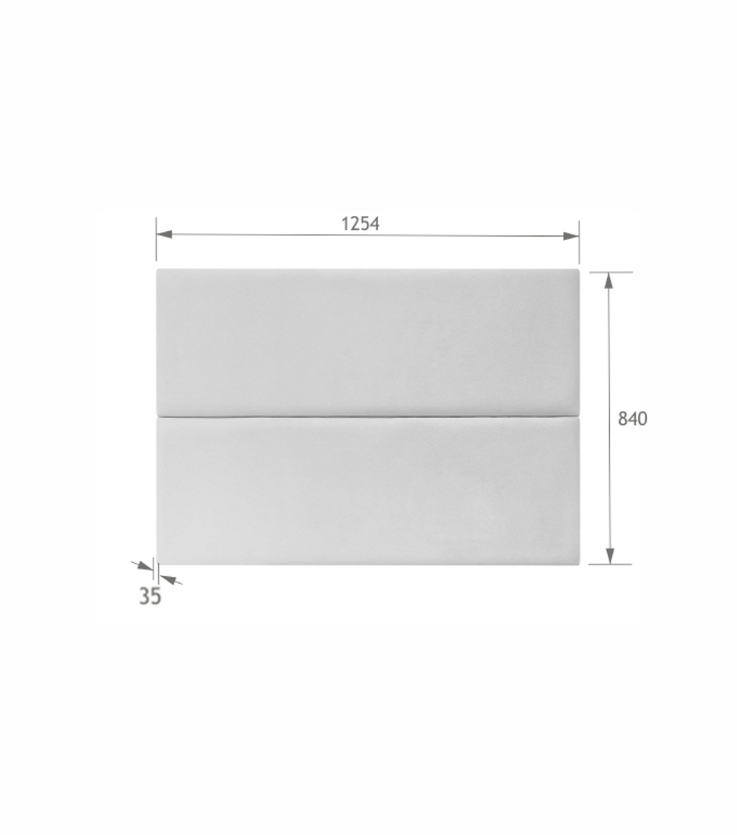 2-Panel 120 White 2-Panel 120 White