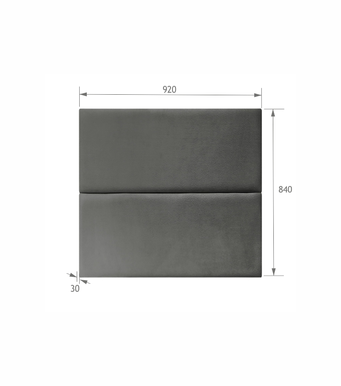2-Panel 90 Anthracite 2-Panel 90 Anthracite