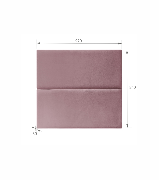 2-Panel 90 Pink 2-Panel 90 Pink