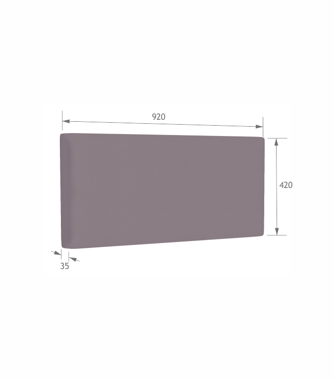 Single Panel 90 Pink