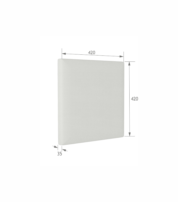 Single Panel 40 White Single Panel 40 White