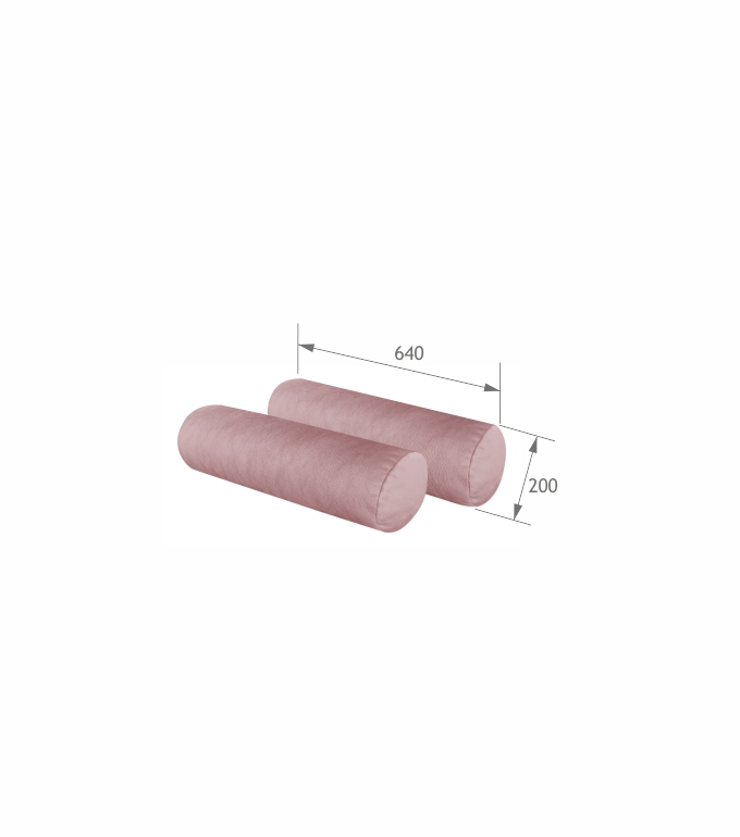 Wałki Tapicerowane Pink Wałki Tapicerowane Pink