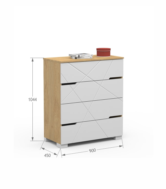 Komoda 90 X Oak