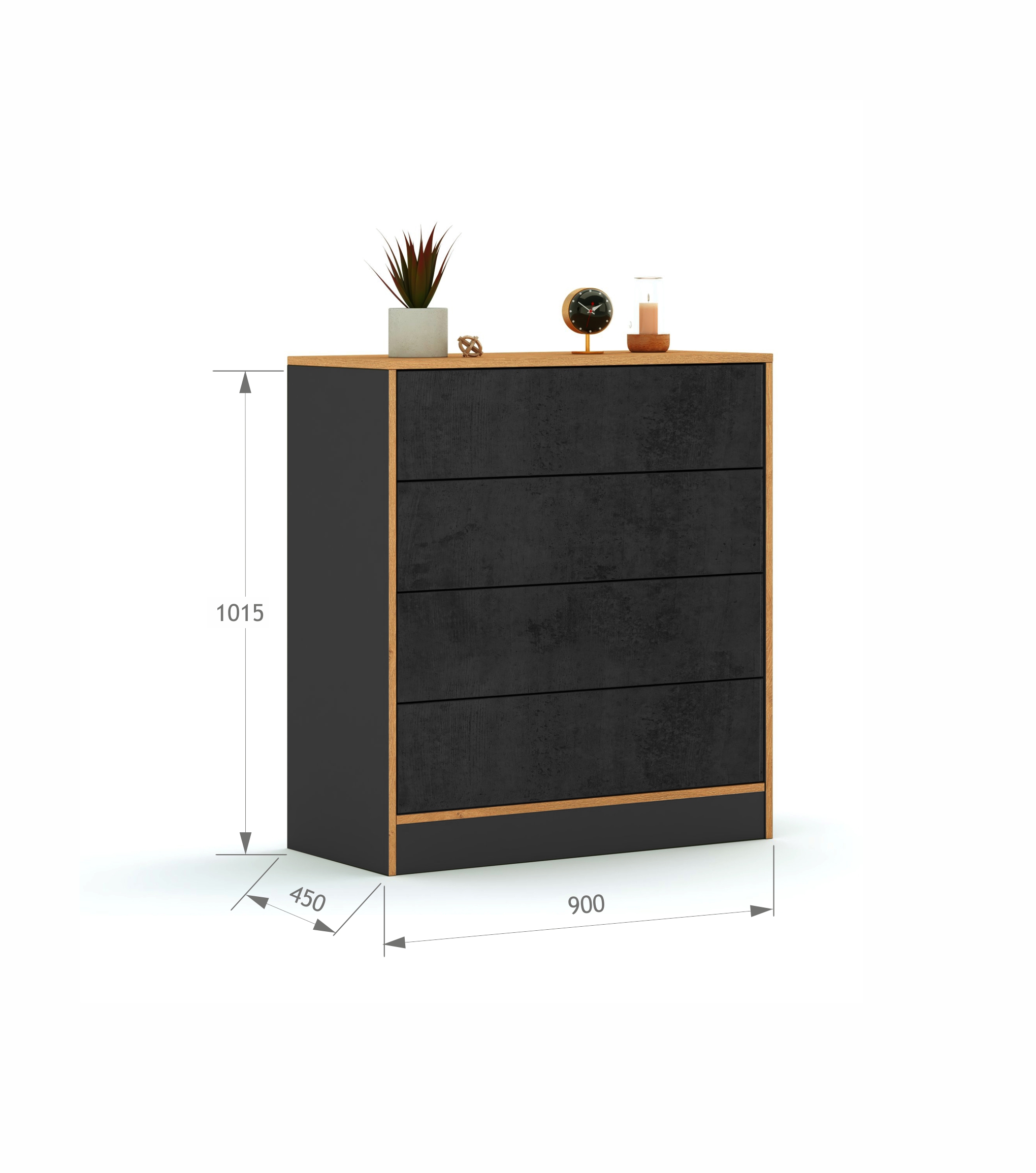 Kumode 90 Mode Concrete Oak Kumode 90 Mode Concrete Oak